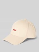 HUGO Basecap mit Label-Stitching Modell 'Cara' in Beige, Größe 1