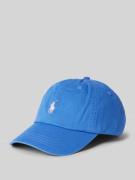 Polo Ralph Lauren Basecap mit Logo-Stitching in Metallic Blue, Größe 1