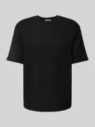 Only & Sons T-Shirt mit Lochstickerei Modell 'GIVO' in Black, Größe L