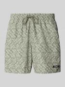 Calvin Klein Underwear Badehose mit Label-Patch in Oliv, Größe L