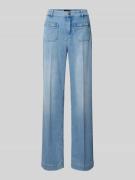 ROSNER Wide Leg Jeans mit Bügelfalten Modell 'Audrey' in Hellblau, Grö...