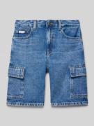 Calvin Klein Jeans Jeansshorts aus reiner Baumwolle in Blau, Größe 152