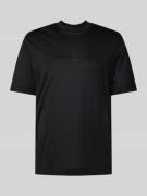 Emporio Armani T-Shirt mit Label-Stitching in Black, Größe M