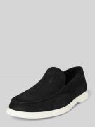 BOSS Loafer aus echtem Leder Modell 'Sienne' in Black, Größe 43