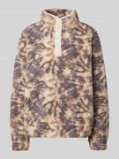 Jake*s Casual Sweatshirt mit Stehkragen in Ecru, Größe XL