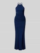 Lipsy Abendkleid mit Raffungen Modell 'Georgina' in Marine, Größe 34