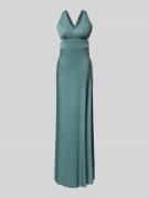 TROYDEN COLLECTION Abendkleid mit Cut Outs in Mint, Größe 38