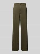 s.Oliver RED LABEL Wide Leg Hose mit Eingrifftaschen in Khaki, Größe 4...