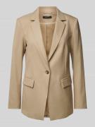 comma Blazer mit Reverskragen in Cognac, Größe 46