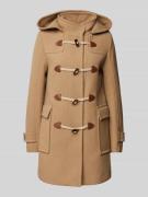 WHITE LABEL Dufflecoat mit Pattentaschen in Camel, Größe 38
