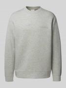 CK Calvin Klein Sweatshirt mit Label-Detail Modell 'SPACER' in Kitt, G...