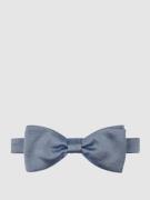 Blick Fliege aus Seide in Jeansblau, Größe 1