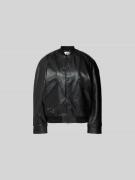 Victoria Beckham Jacke mit Druckknopfleiste in Black, Größe XS/S