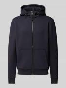 ECOALF Sweatjacke mit Logo-Stitching in Marine, Größe M