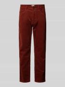 camel active Regular Fit Cordhose im 5-Pocket-Design in Rot, Größe 36/...