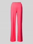 Smith and Soul Regular Fit Stoffhose mit fixierten Bügelfalten in Pink...