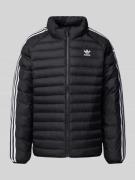 adidas Originals Steppjacke mit Label-Stitching in Black, Größe M