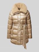 Lauren Ralph Lauren Steppjacke mit Taillenband in Beige, Größe M