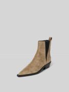 Anine Bing Chelsea Boots mit elastischen Einsätzen in Taupe, Größe 37