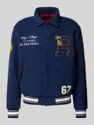 Polo Ralph Lauren Sweatjacke mit Label-Stitchings in Marine, Größe S