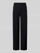 Emporio Armani Wide Leg Anzughose mit Strukturmuster in Black, Größe 3...