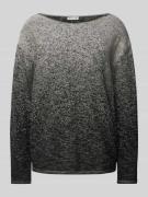 Tom Tailor Regular Fit Strickpullover aus reiner Baumwolle in Anthrazi...