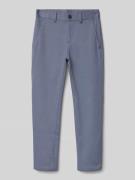 s.Oliver RED LABEL Regular Fit Hose mit Piqué-Optik in Rauchblau, Größ...