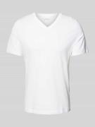 s.Oliver RED LABEL Regular Fit T-Shirt aus reiner Baumwolle mit V-Auss...