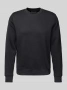 MCNEAL Regular Fit Sweatshirt mit Logo-Stitching in Black, Größe XL