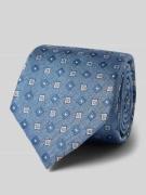 Willen Seidenkrawatte mit Strukturmuster in Royal, Größe 1