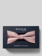 Willen Seidenfliege mit Strukturmuster in Rosa, Größe 1