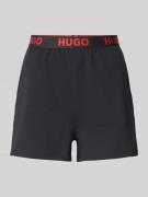 HUGO Shorts mit Stretch-Anteil Modell 'SPORTY' in Black, Größe L