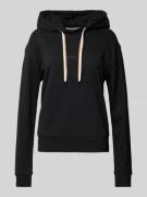 BOSS Hoodie mit Label-Print Modell 'STRIPE' in Black, Größe L