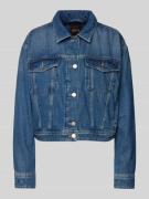 BOSS Orange Jeansjacke mit Umlegekragen in Dunkelblau, Größe S