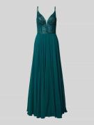 Hey Kyla Abendkleid mit Paillettenbesatz in Dunkelgruen, Größe 42