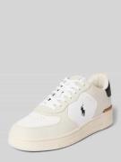 Polo Ralph Lauren Sneaker mit Logo-Stitching Modell 'MASTERS' in Weiss...