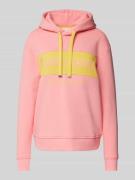 Christian Berg Woman Hoodie mit Statement-Print in Pink, Größe L