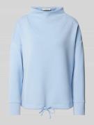 Christian Berg Woman Sweatshirt mit Turtleneck in Bleu, Größe L