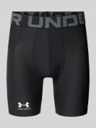 Under Armour Shorts mit elastischem Logo-Bund in Black, Größe L