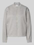 ICHI Blouson mit Stehkragen Modell 'KATE NEO' in Hellgrau, Größe 34