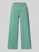 ICHI Wide Leg Stoffhose mit Bundfalten Modell 'Kate' in Mint, Größe L