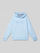 Boss Hoodie mit Kapuze in Bleu, Größe 140