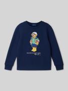 Polo Ralph Lauren Kids Sweatshirt mit Label-Print in Marine, Größe 104