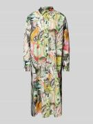 Marc Cain Hemdblusenkleid mit durchgehender Knopfleiste in Oliv, Größe...