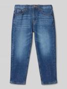 Tommy Hilfiger Kids Relaxed Fit Jeans mit Label-Stitching in Blau, Grö...