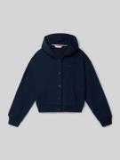 Tommy Hilfiger Teens Sweatjacke mit Label-Stitching in Marine, Größe 1...
