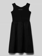 Calvin Klein Jeans Kleid mit Label-Print in Black, Größe 140