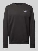 PUMA PERFORMANCE Sweatshirt mit Label-Stitching in Black, Größe L