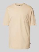 Dickies T-Shirt mit Brusttasche Modell 'LURAY' in Beige, Größe L