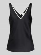 Calvin Klein Womenswear Regular Fit Blusentop mit V-Ausschnitt in Blac...